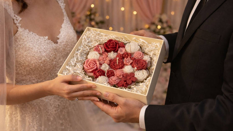 An Intimate South Mumbai Wedding with Bespoke Candle Gifting