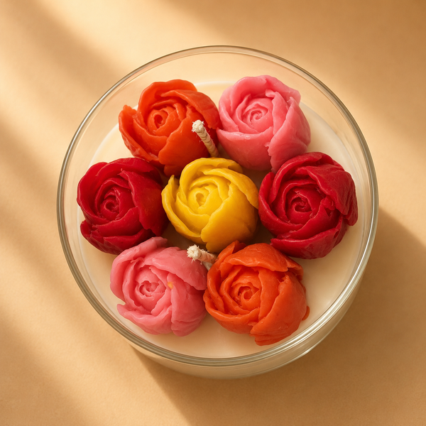 Blooming Tulips Candle