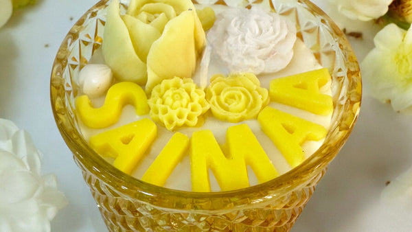 CUSTOMISED CRYSTAL HARMONY CANDLE - LUMINOUS BERGAMOT
