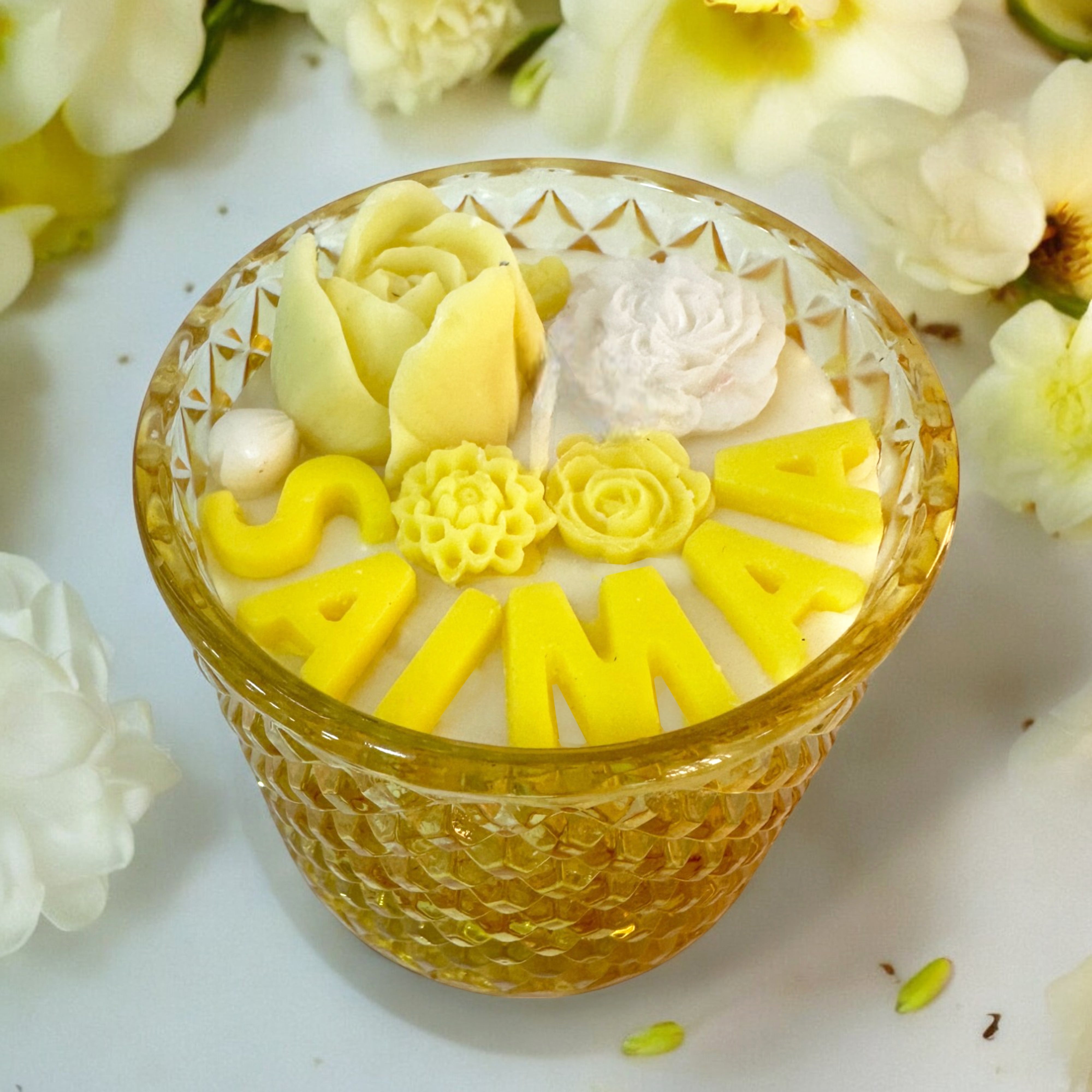 CUSTOMISED CRYSTAL HARMONY CANDLE - LUMINOUS BERGAMOT