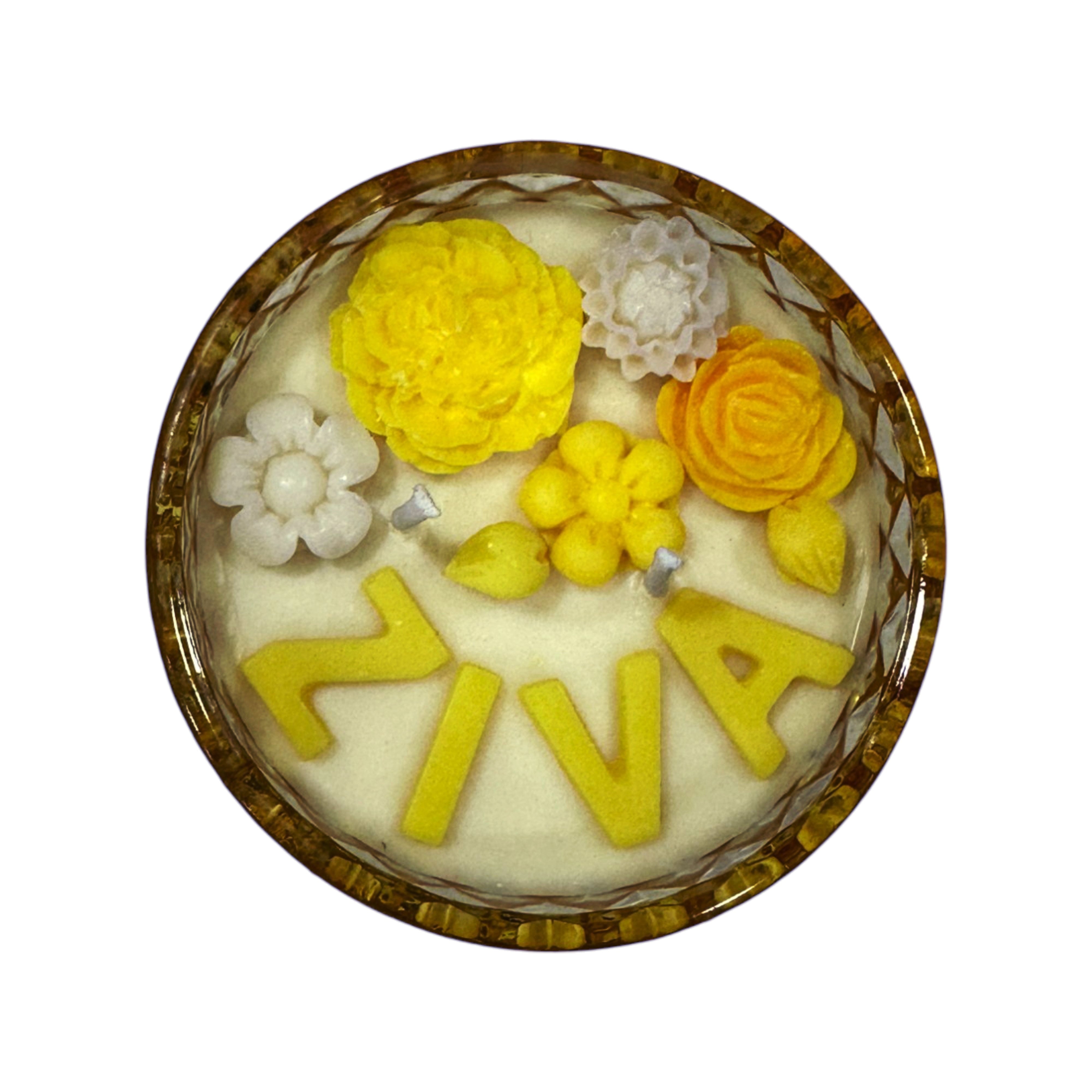 CUSTOMISED CRYSTAL HARMONY CANDLE - LUMINOUS BERGAMOT