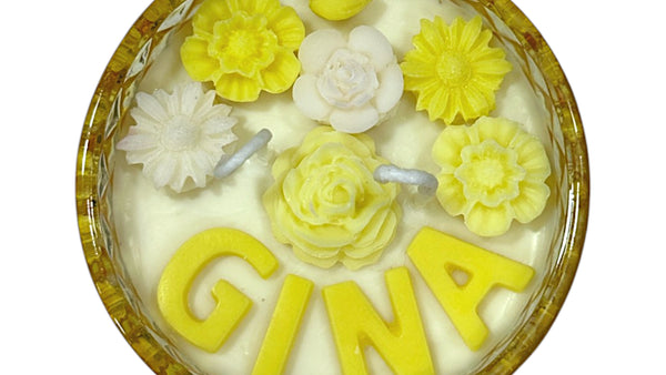 CUSTOMISED CRYSTAL HARMONY CANDLE - LUMINOUS BERGAMOT