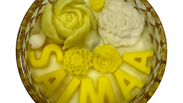 CUSTOMISED CRYSTAL HARMONY CANDLE - LUMINOUS BERGAMOT