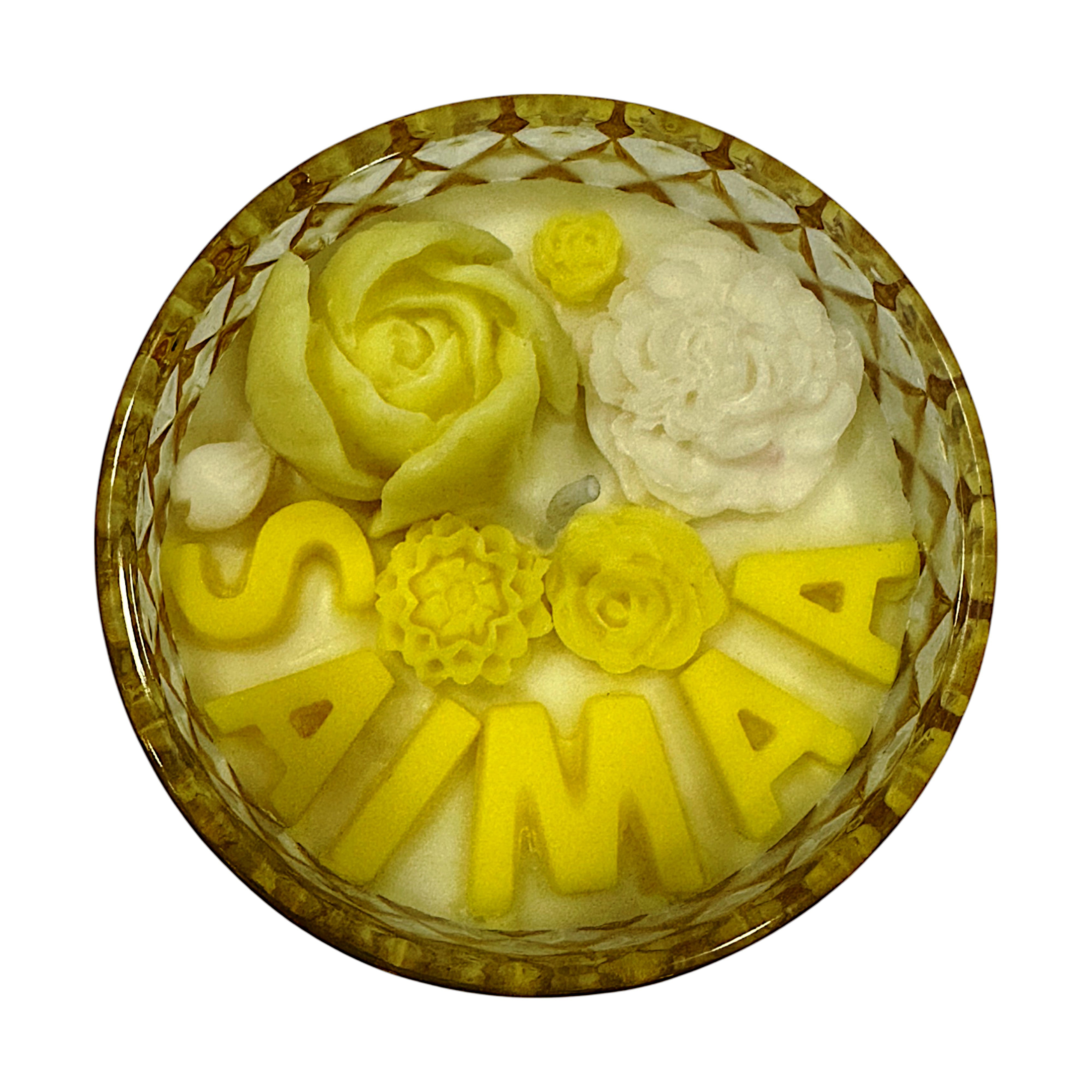 CUSTOMISED CRYSTAL HARMONY CANDLE - LUMINOUS BERGAMOT