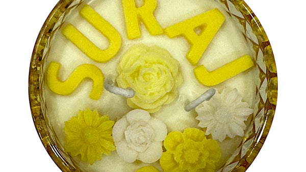CUSTOMISED CRYSTAL HARMONY CANDLE - LUMINOUS BERGAMOT