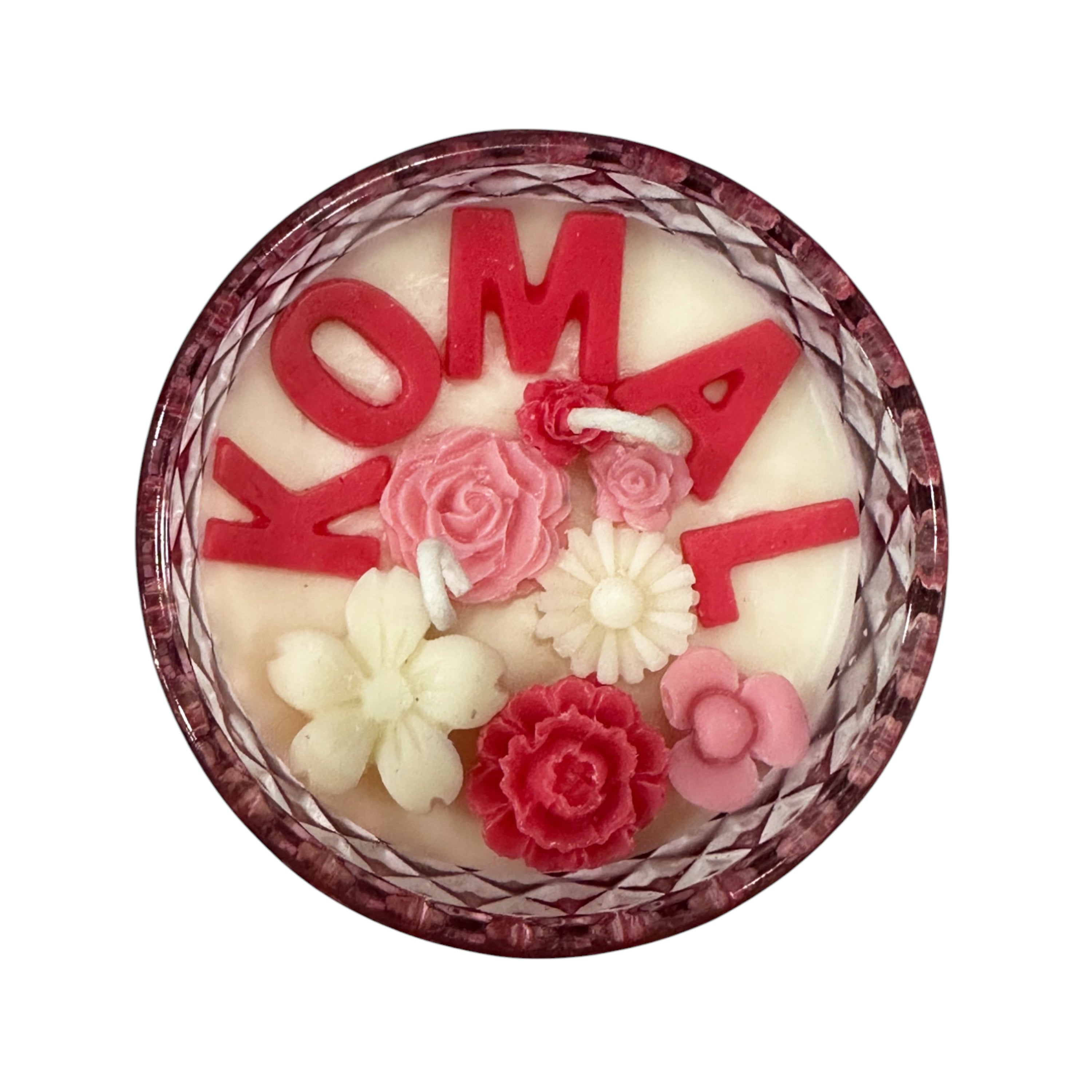 CUSTOMISED CRYSTAL HARMONY CANDLE - WARM WOODSY BLEND