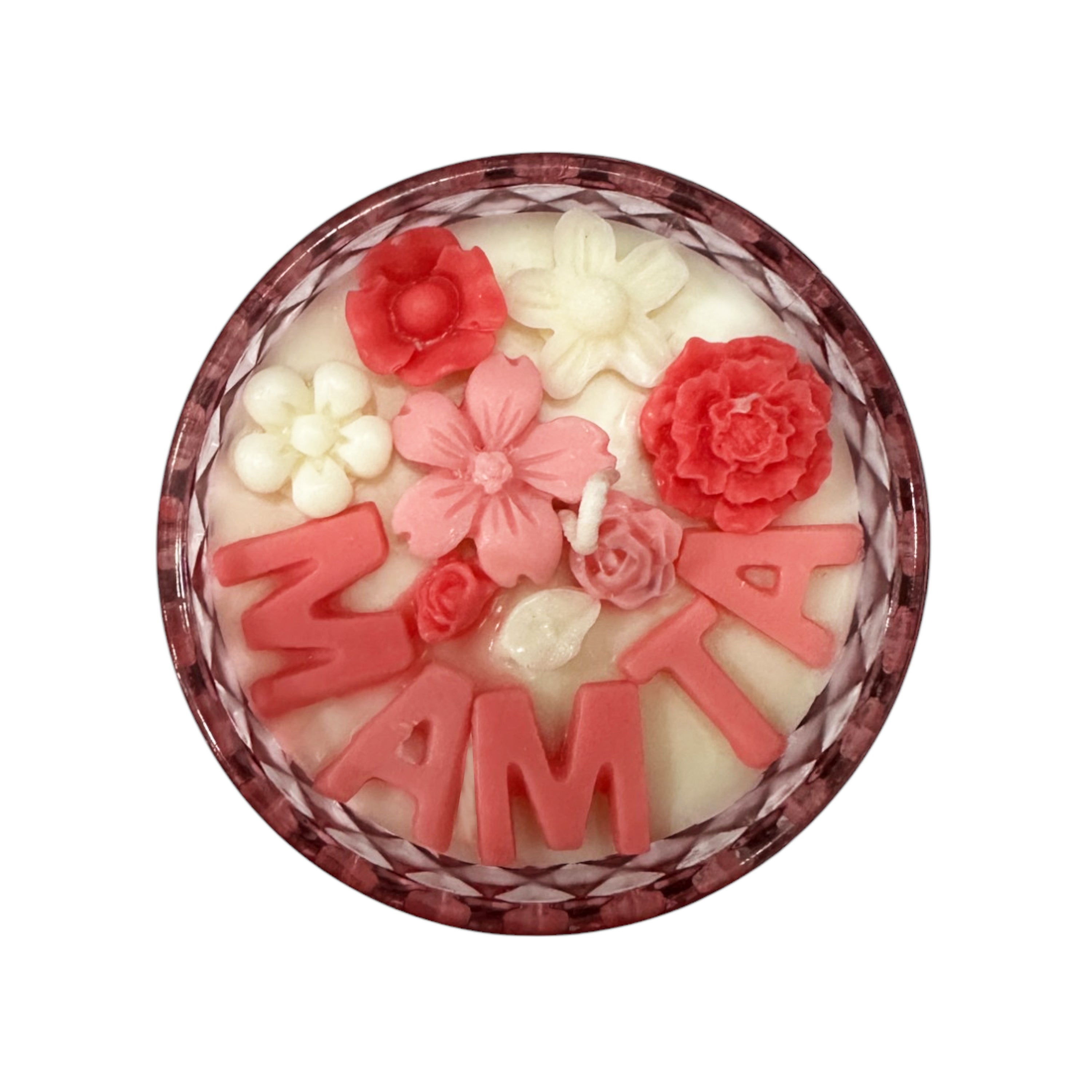 CUSTOMISED CRYSTAL HARMONY CANDLE - WARM WOODSY BLEND