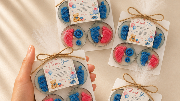 Welcome Baby - Pack of 4 Tealight Candles
