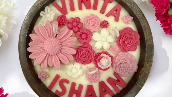 CUSTOMISED EARTHY ESSENCE CANDLE - VELVET ROSE