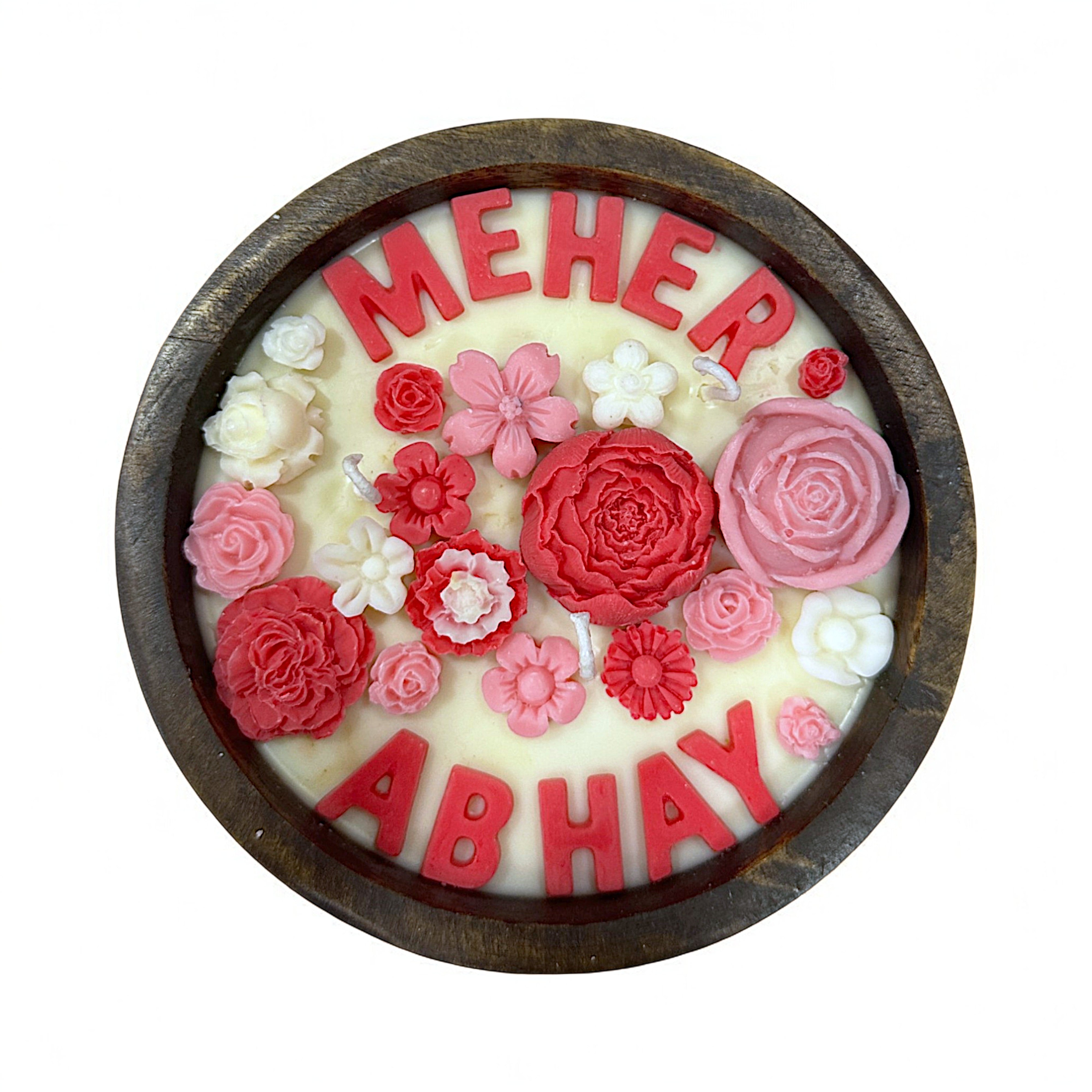 CUSTOMISED EARTHY ESSENCE CANDLE - VELVET ROSE