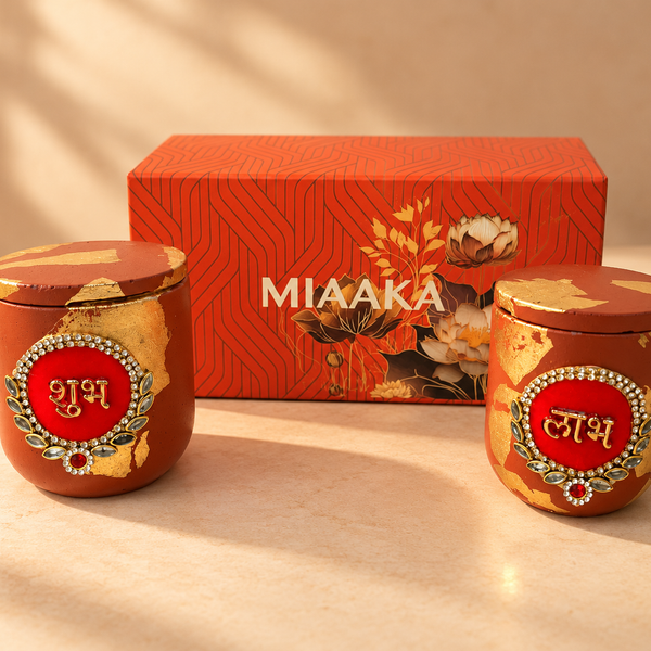 Shubh Labh Diwali Candle Set