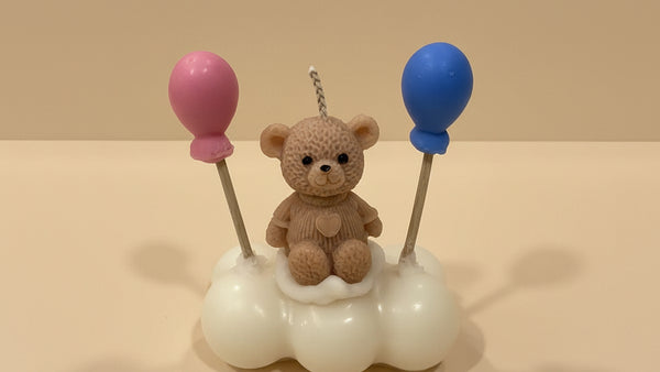 BABY CLOUD PINK OR BLUE CANDLE