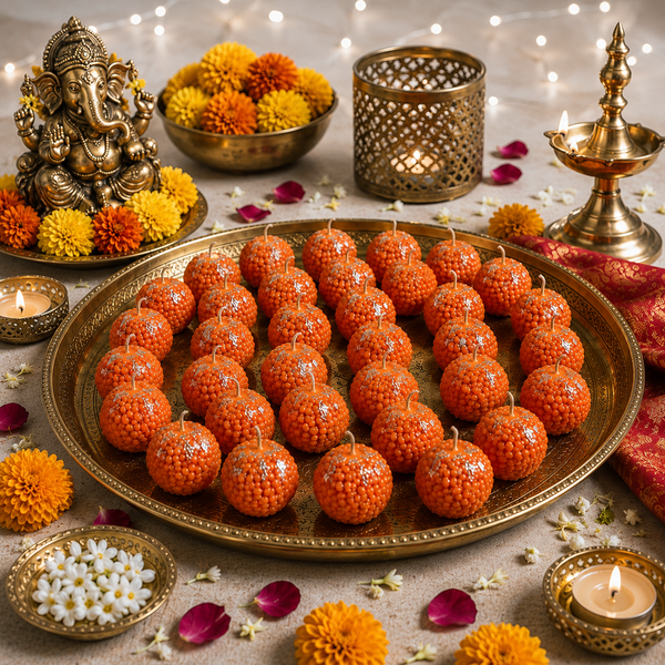 Laddu - Modak Candle ( Pack of 4 )
