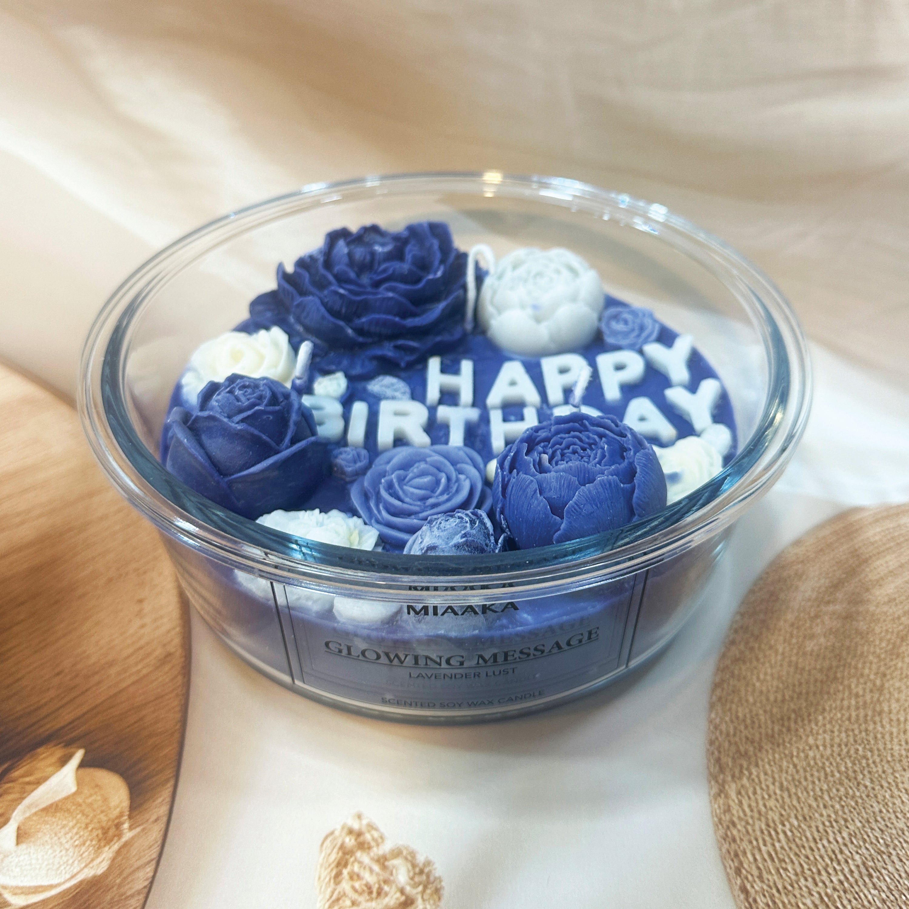 Happy Birthday Glowing Message - Lavender Lust