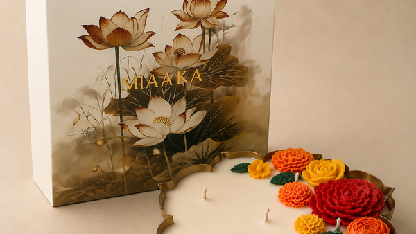 FLORAL FIESTA MAJESTIC URLI CANDLE