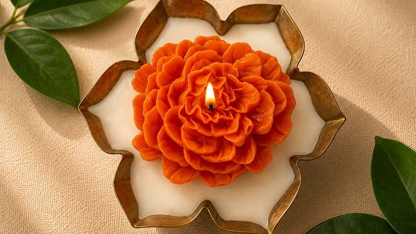 MARIGOLD BLOOM URLI CANDLE