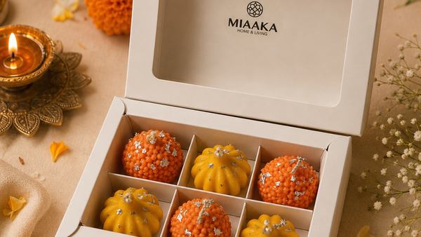 Laddu - Modak Candle ( Pack of 6 )