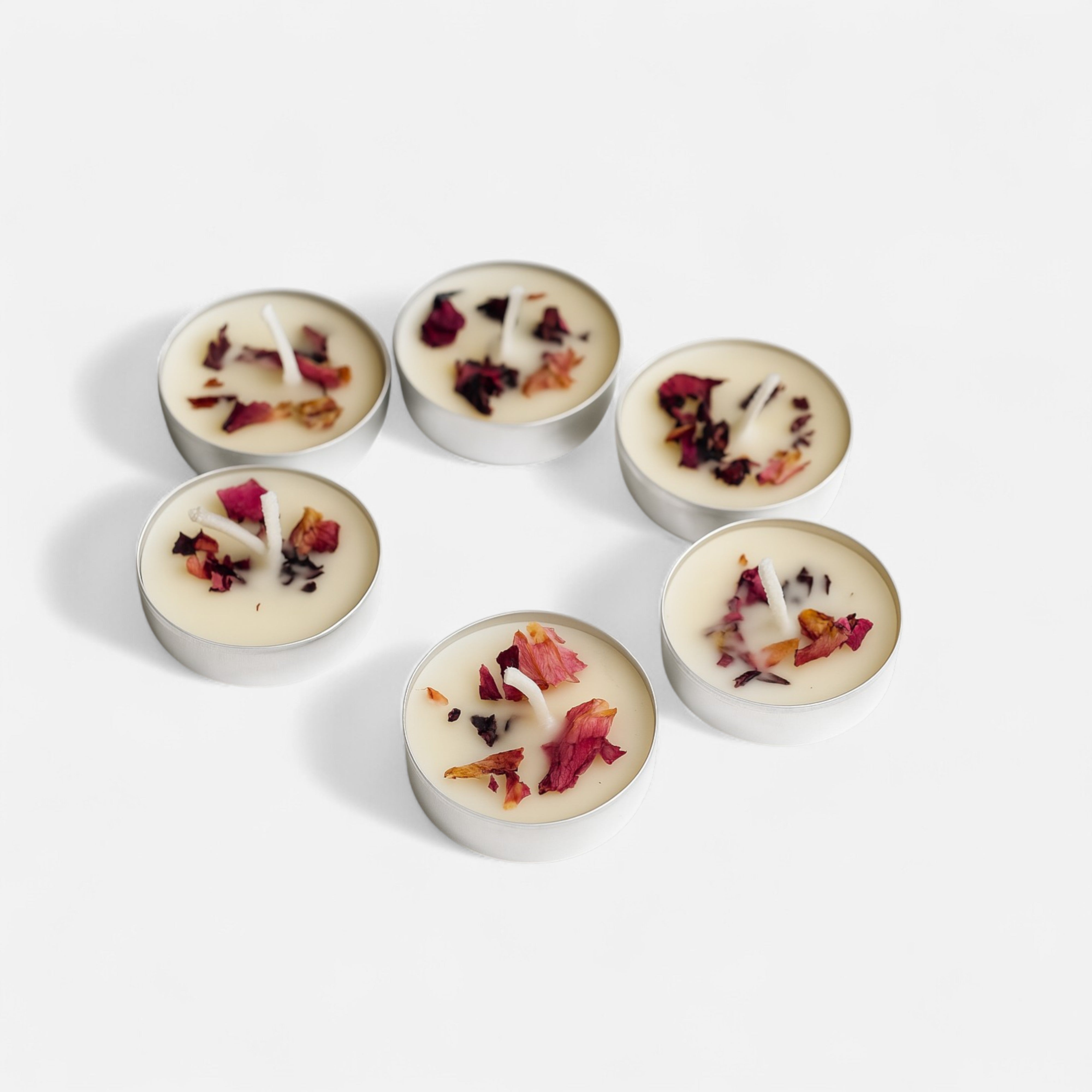 Velvet Rose Tealight Candle Set of 10