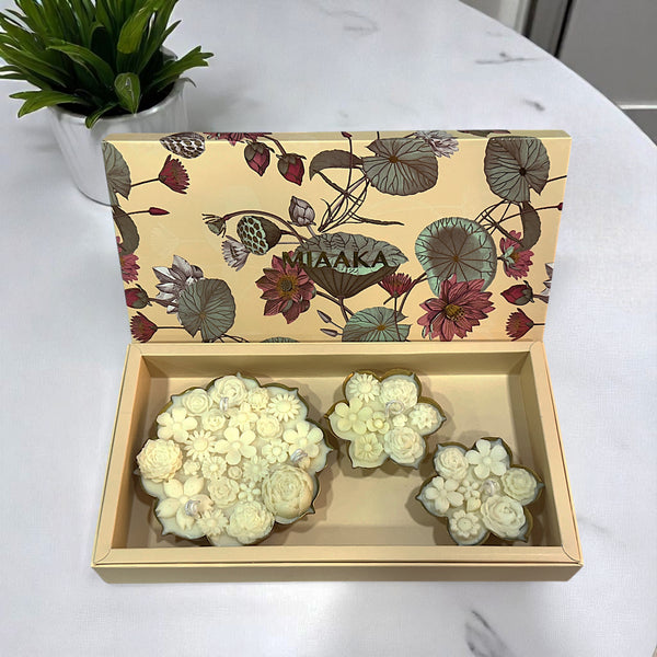 SET OF 3 URLIS - WHITE COLOUR