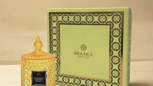 CUSTOMISED CRYSTAL HARMONY CANDLE - LUMINOUS BERGAMOT
