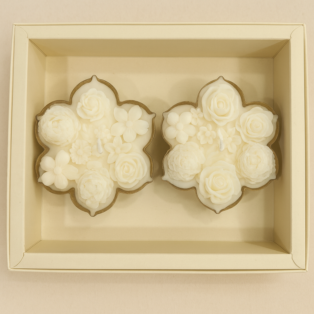 COZY SHEA COMFORT GIFT BOX - SET OF 2 ROYAL URLI CANDLE