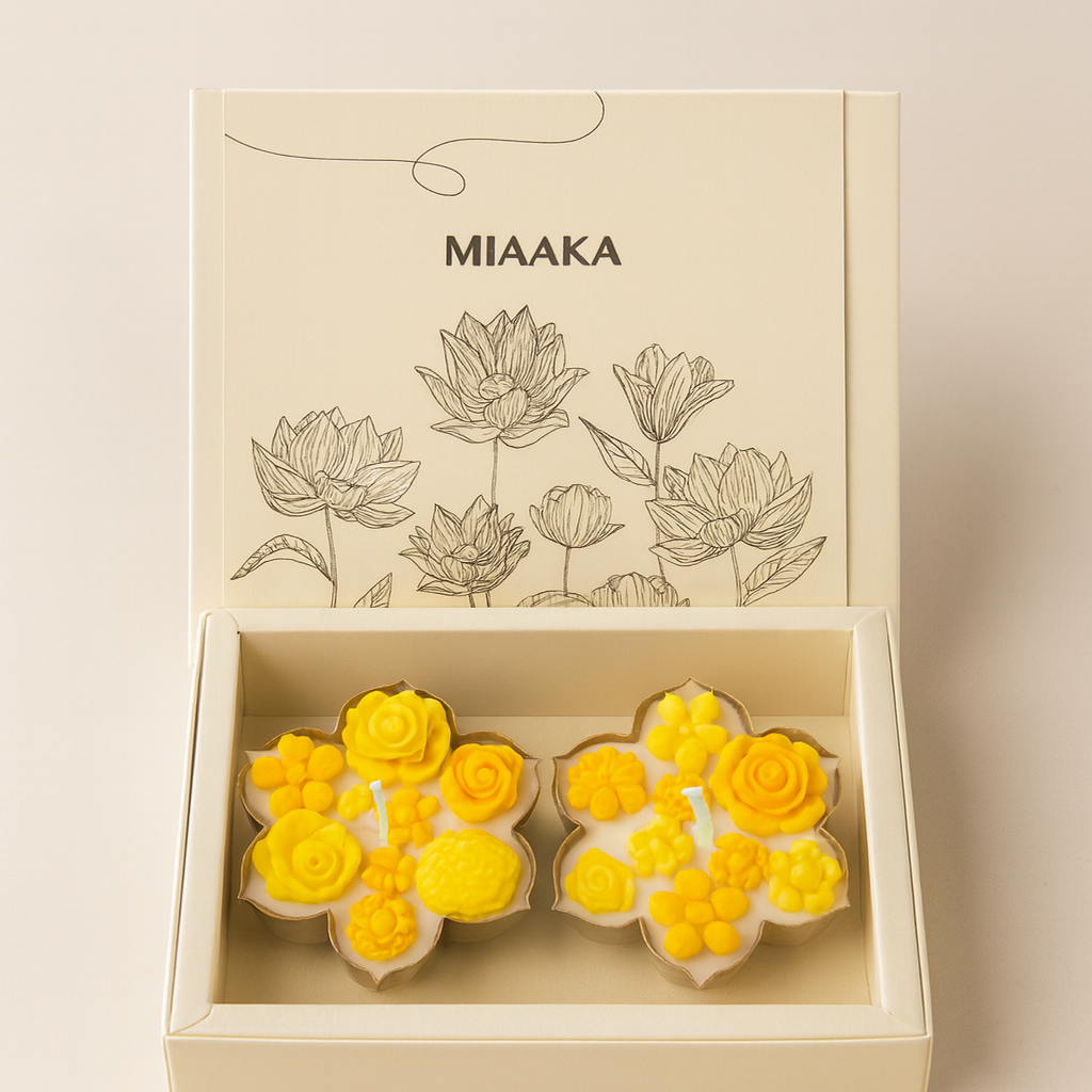 MINTY FRESH COMFORT GIFT BOX - SET OF 2 ROYAL URLI CANDLE