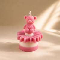 BLOOMING TEDDY BEAR CANDLE
