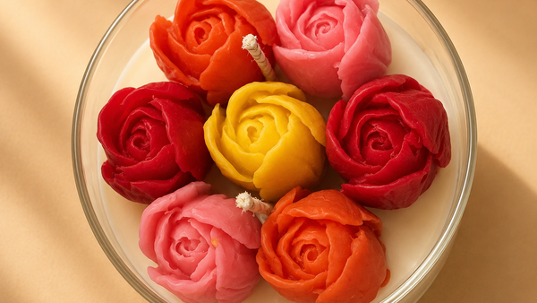 Blooming Tulips Candle