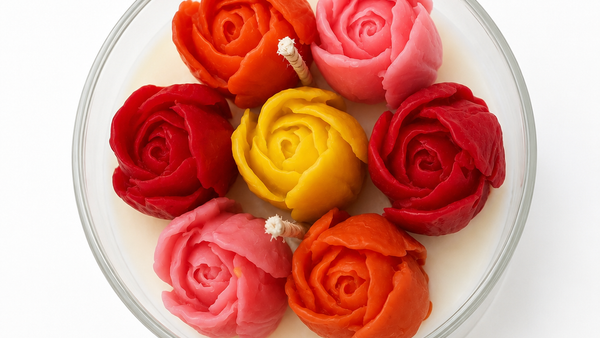 Blooming Tulips Candle