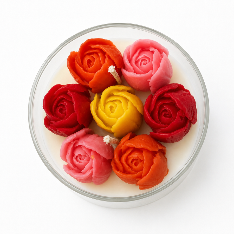 Blooming Tulips Candle