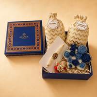 Blue Blossom Rakhi Box