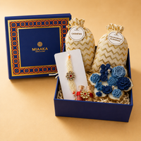 Blue Blossom Rakhi Box