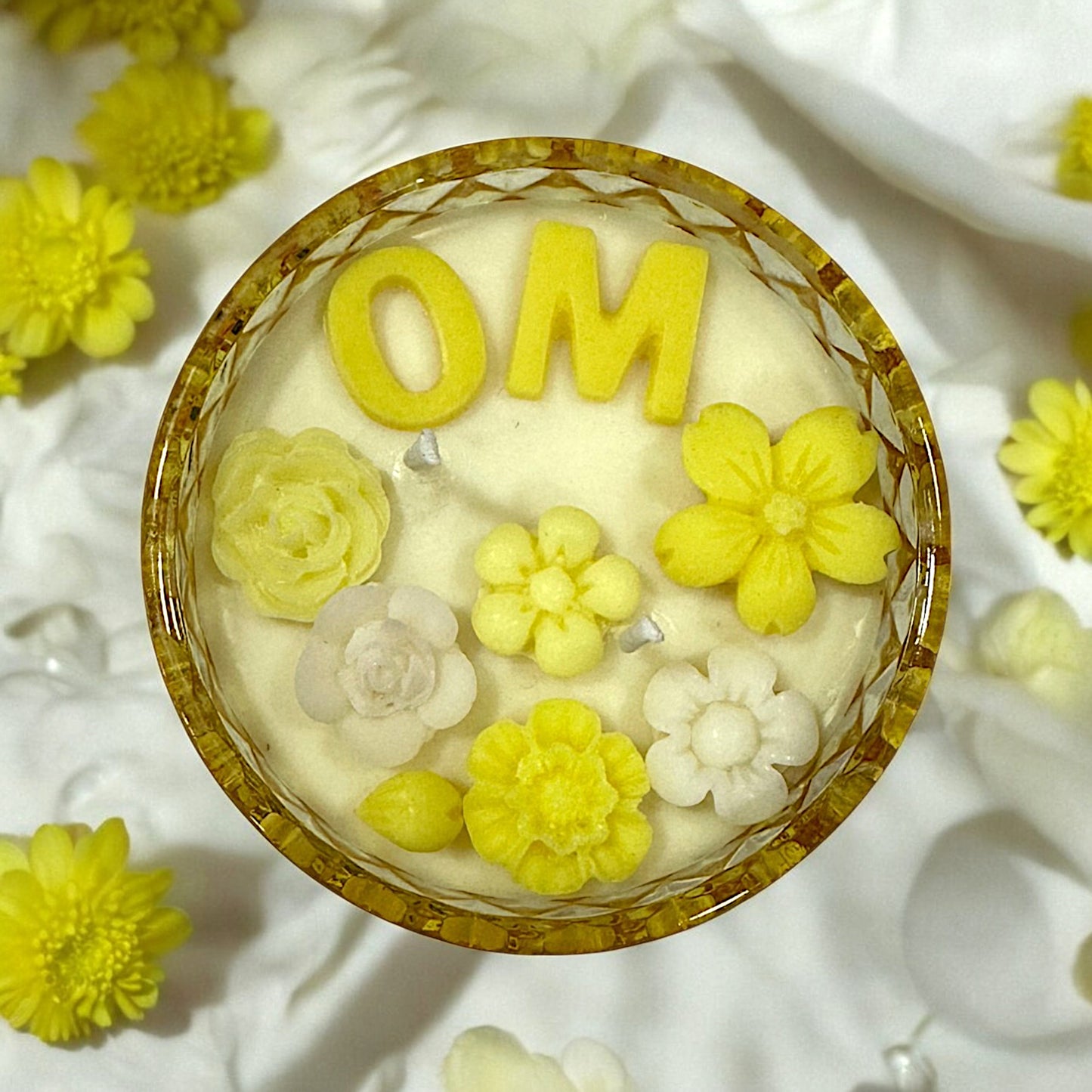 CUSTOMISED CRYSTAL HARMONY CANDLE - LUMINOUS BERGAMOT