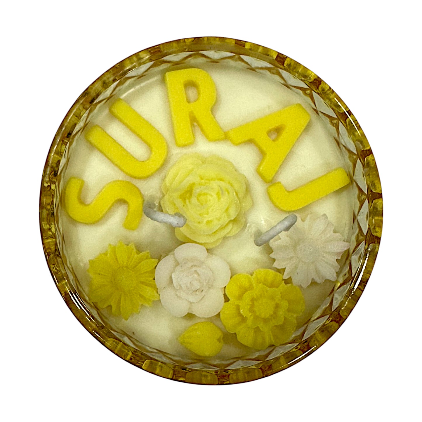 CUSTOMISED CRYSTAL HARMONY CANDLE - LUMINOUS BERGAMOT