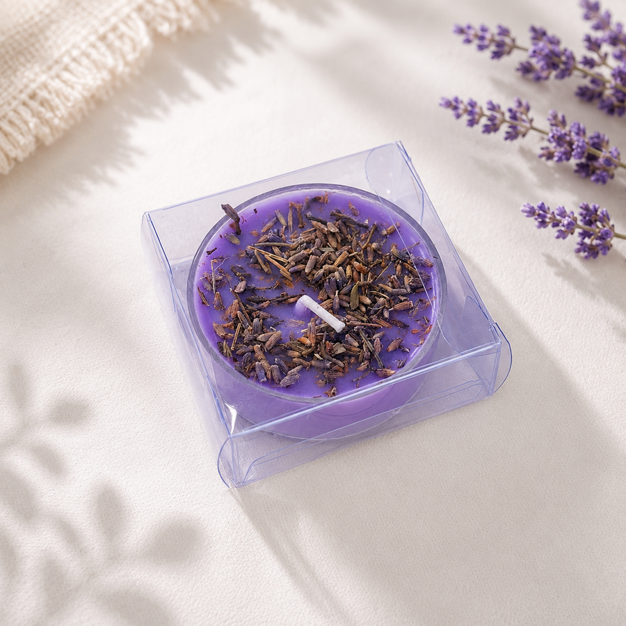 Lavender Lust Jumbo Tealight Candle - 1 pc
