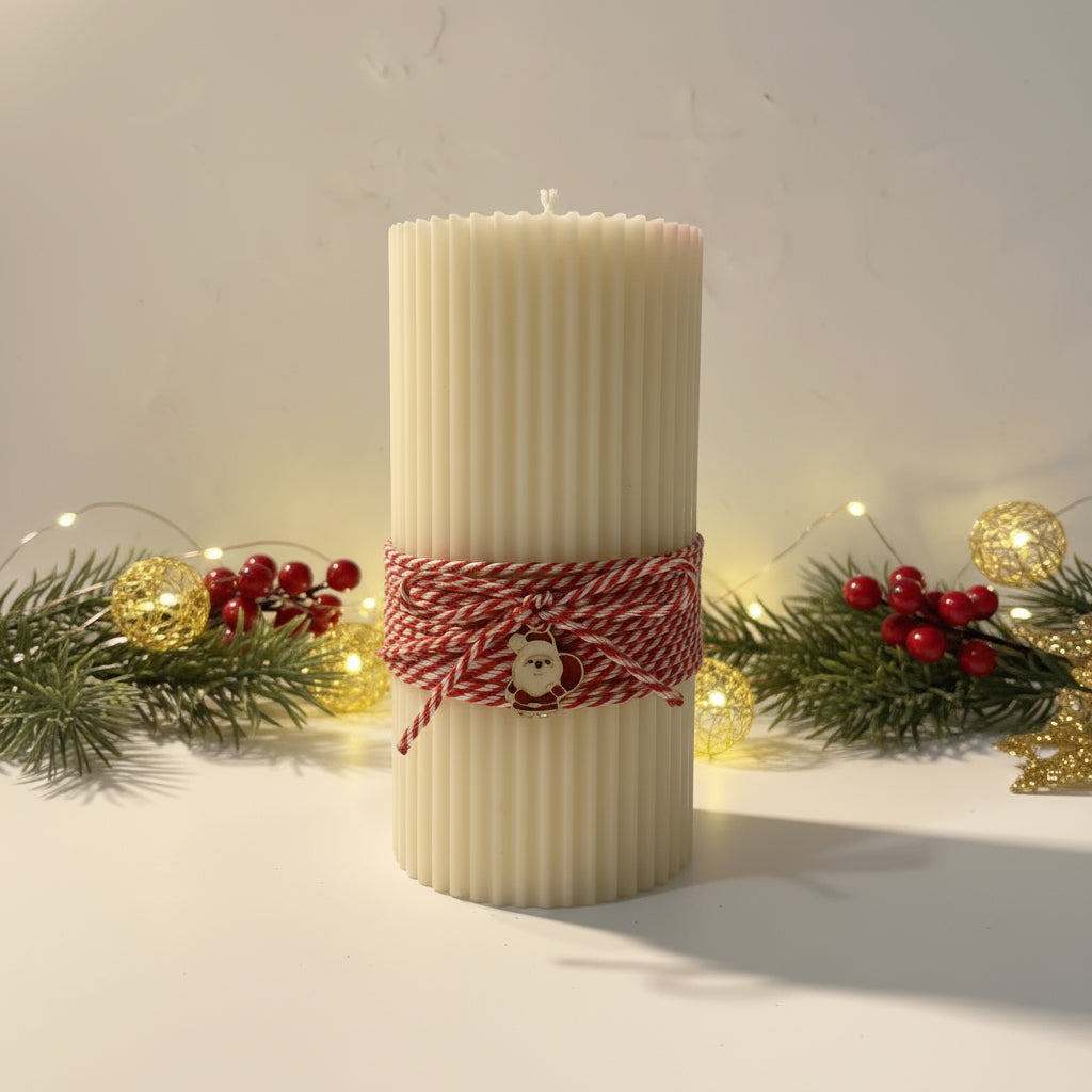 CHRISTMAS PILLAR CANDLE