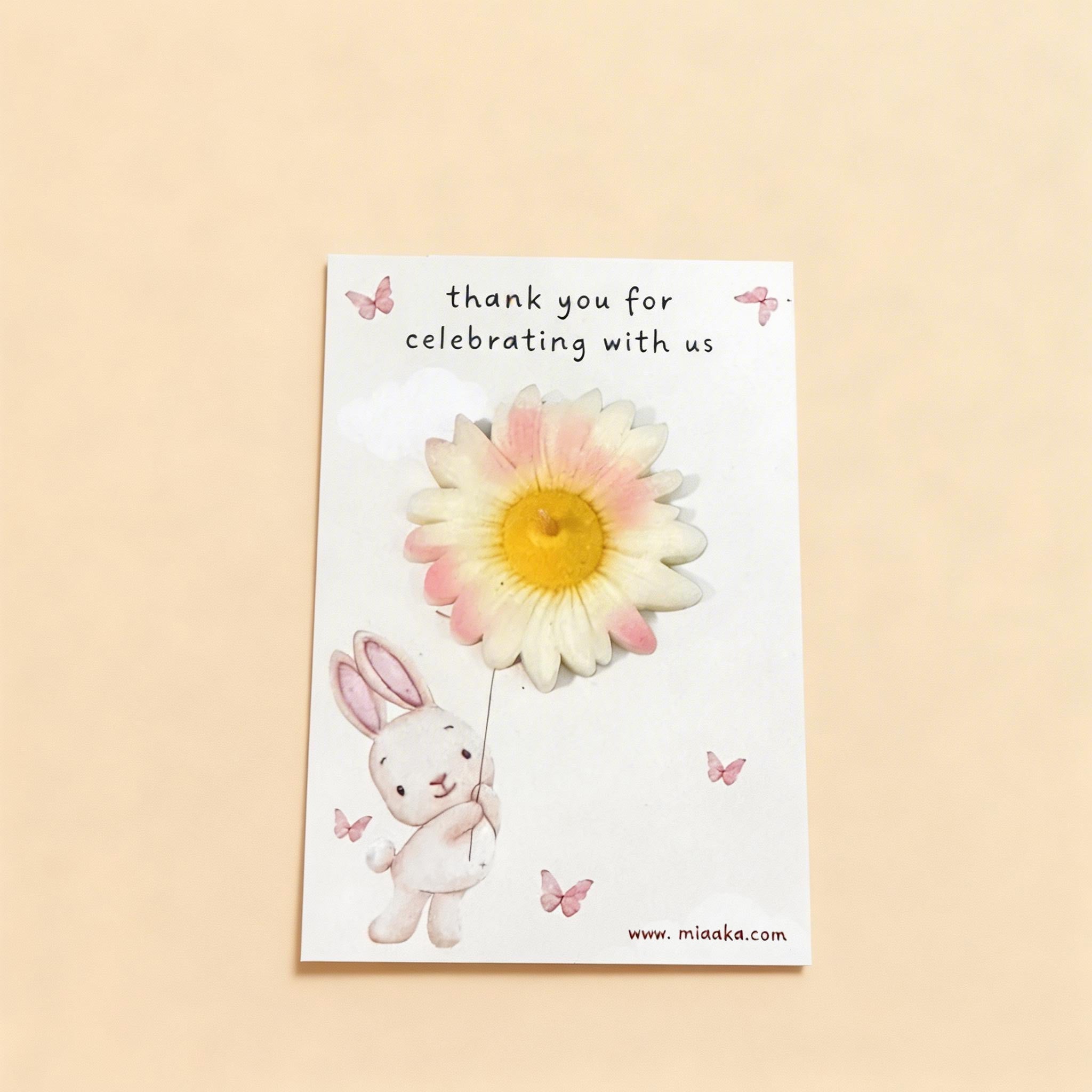 Daisy Candle Card