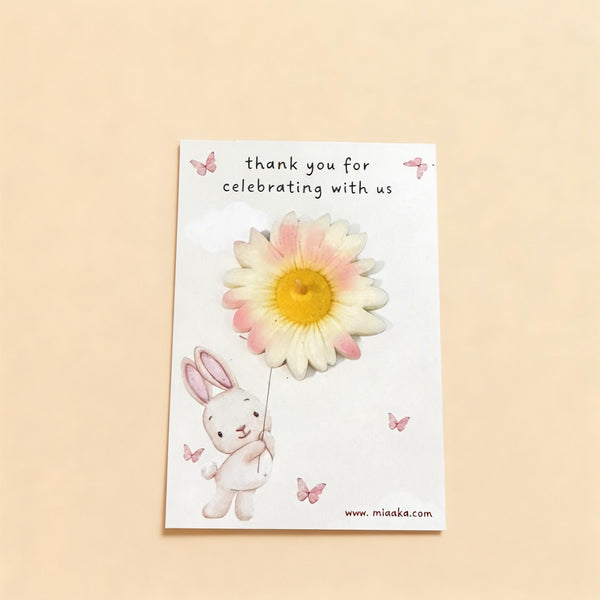 Daisy Candle Card