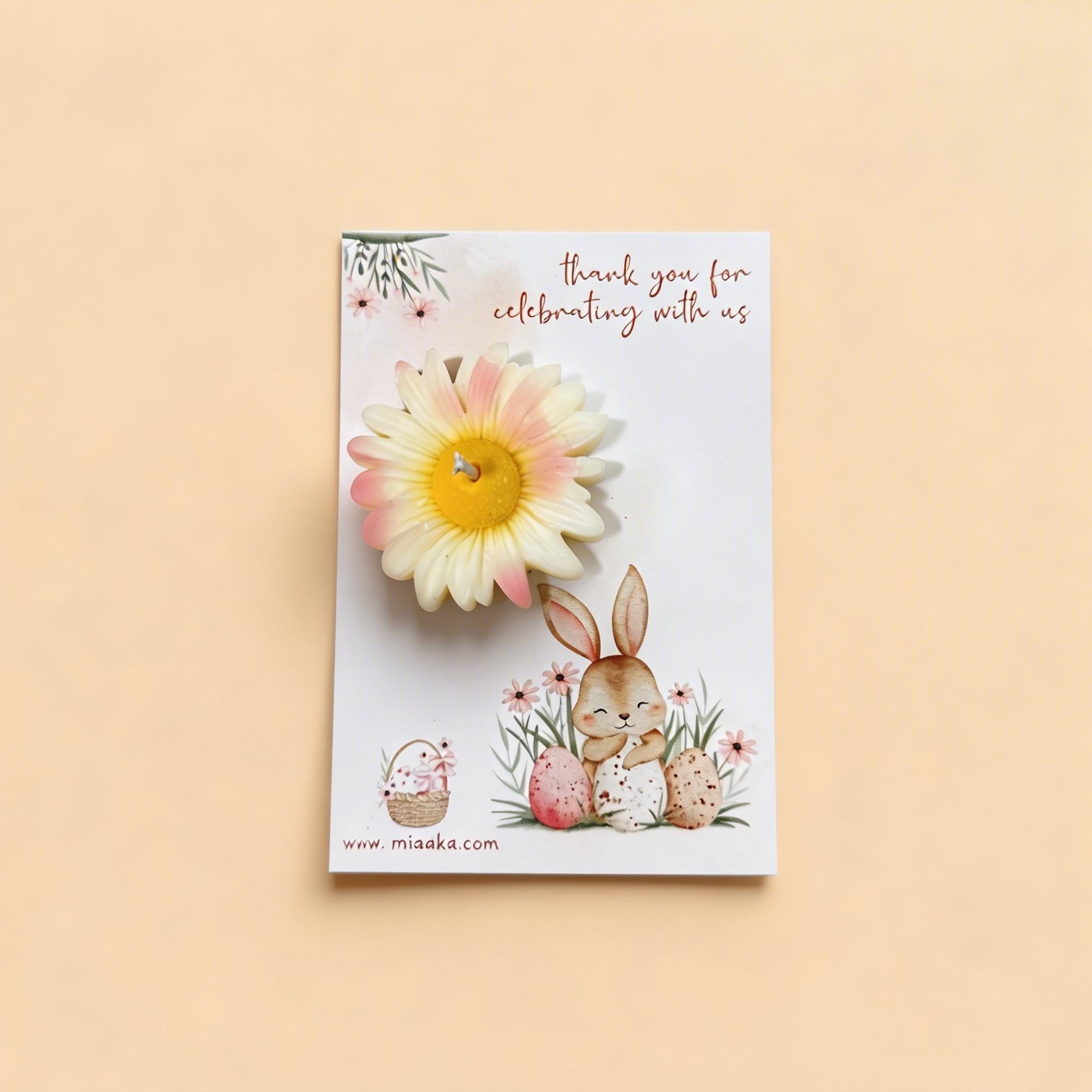 Daisy Candle Card