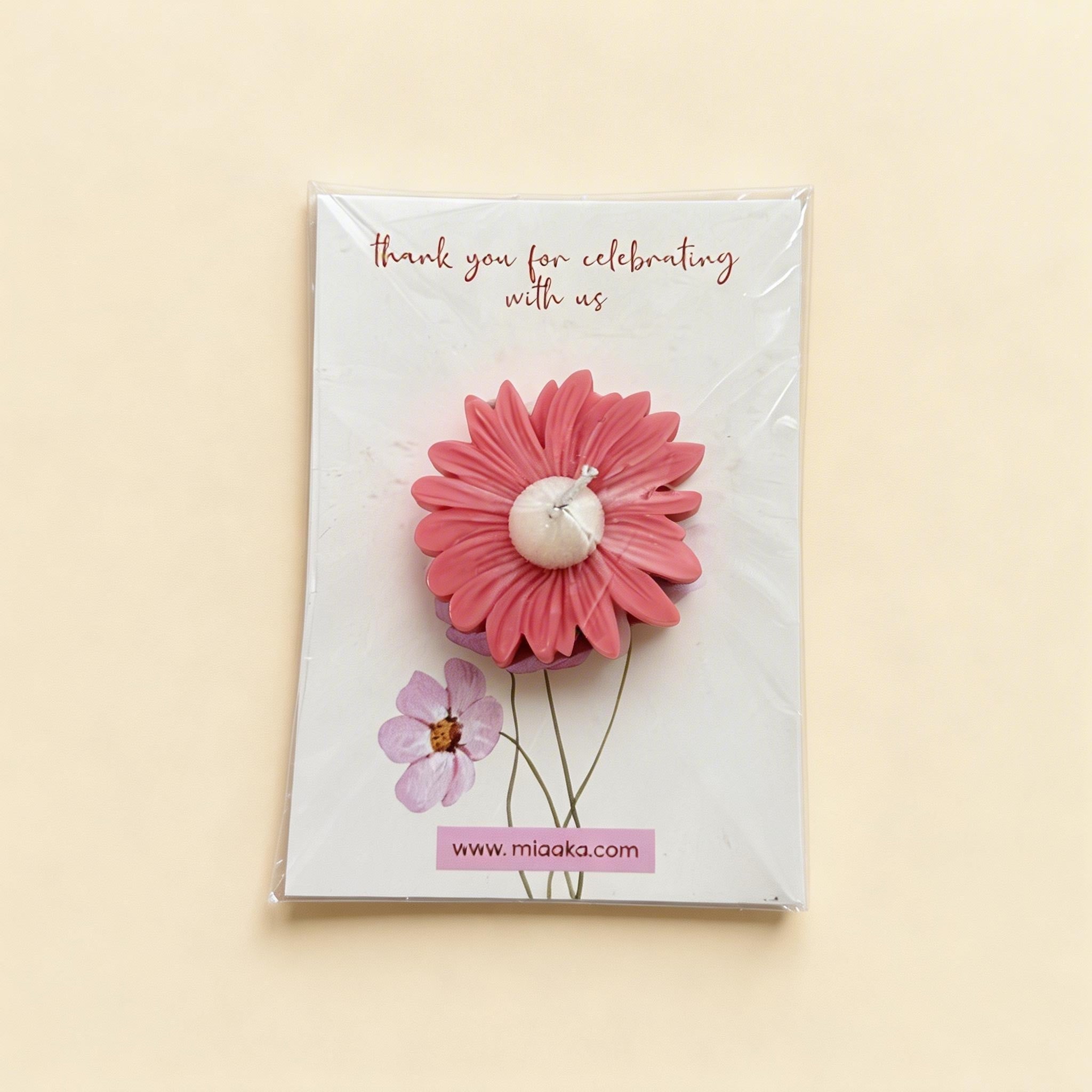 Daisy Candle Card