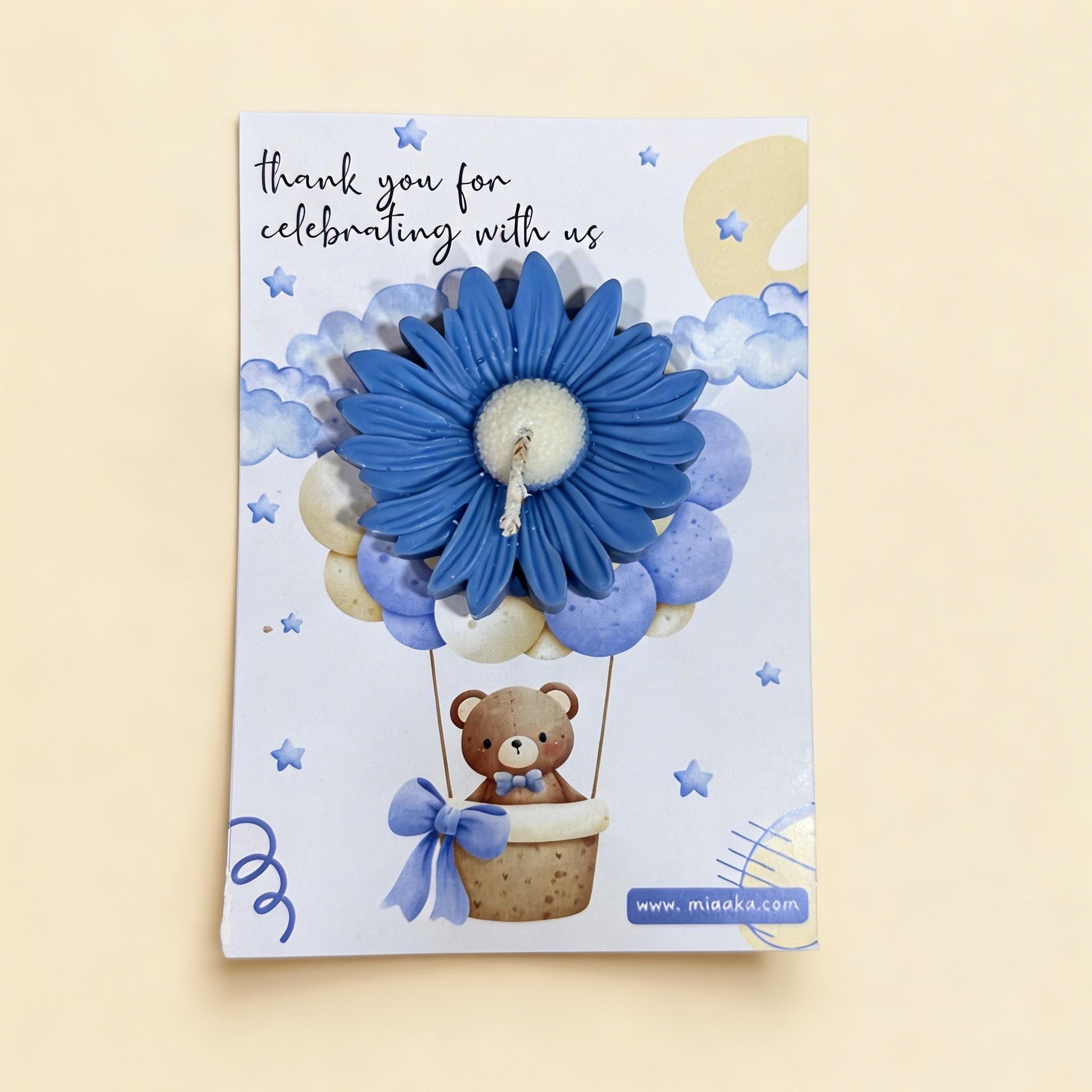 Daisy Candle Card
