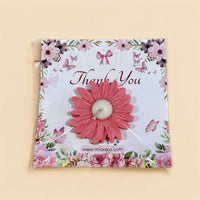 Daisy Candle Card
