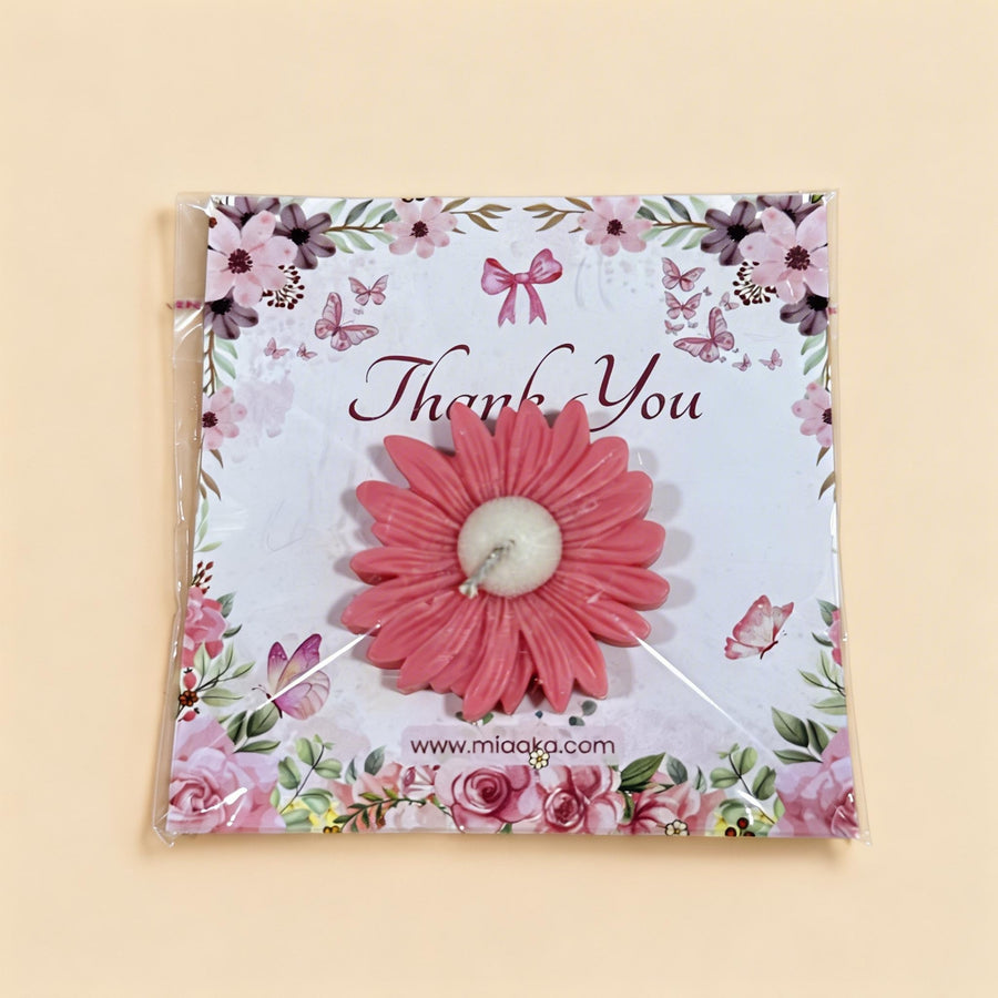 Daisy Candle Card