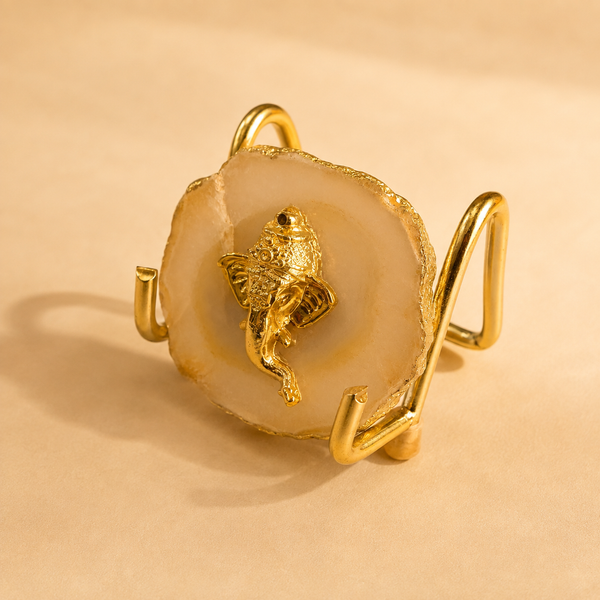 Divya Ganesha Agate Stand