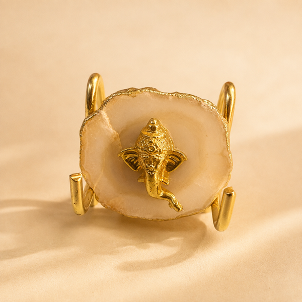 Divya Ganesha Agate Stand
