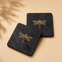 Dragonfly Coasters - Marble