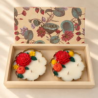 FLORAL SYMPHONY URLI CANDLE - SET OF 2