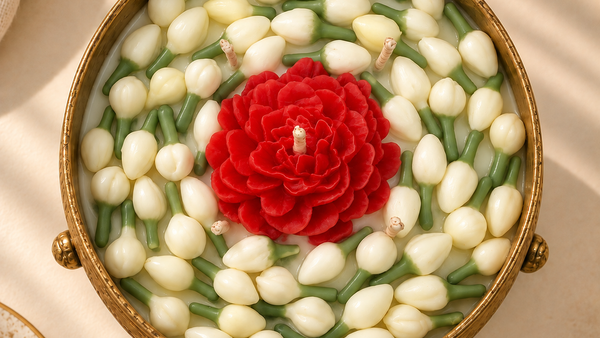 FLORAL UTSAV ELEPHANT CANDLE