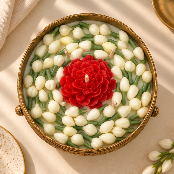 FLORAL UTSAV ELEPHANT CANDLE