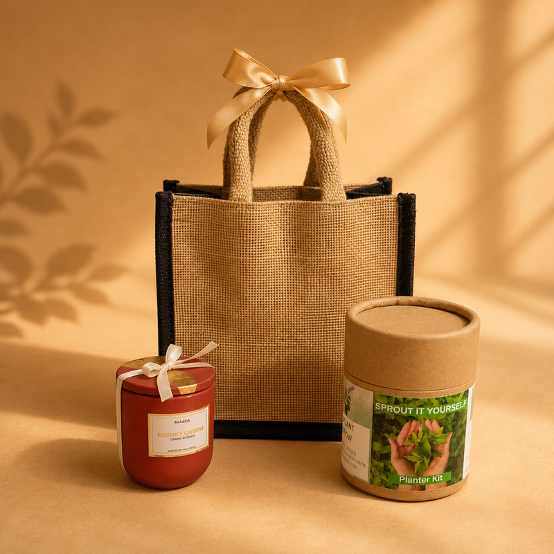 Grow & Glow Jute Gift Bag